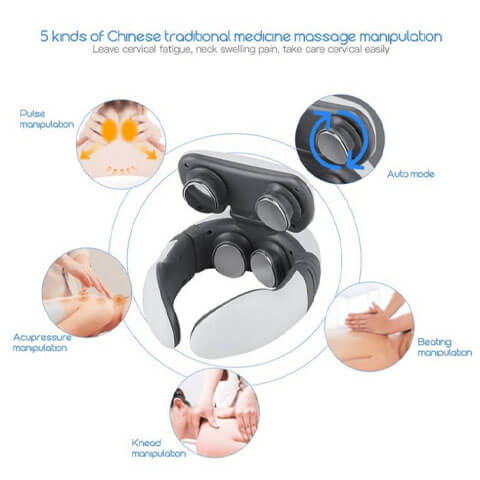 Smart 4D Magnetic Heated Electric Massager - RoniKem