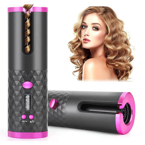 Portable Wireless Cordless Hair Curler - RoniKem