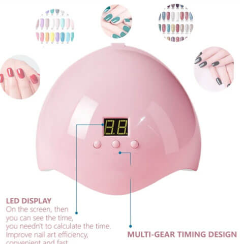 Nail Dryer LED UV Light Lamp for Acrylic Gel Nails - RoniKem